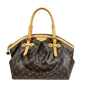 LOUIS VUITTON Authentic Brown Monogram Canvas Shoulder Bag